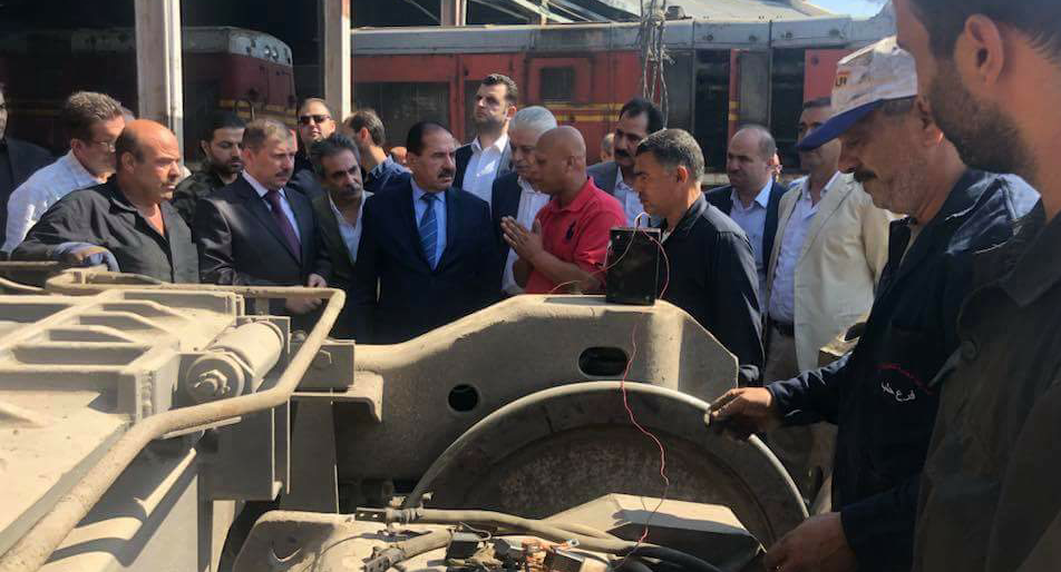مشاريع واعدة للسكك الحديدية وأهمها ربط مدينة المعارض بالمدن السورية وتنفيذ المرافئ الجافة